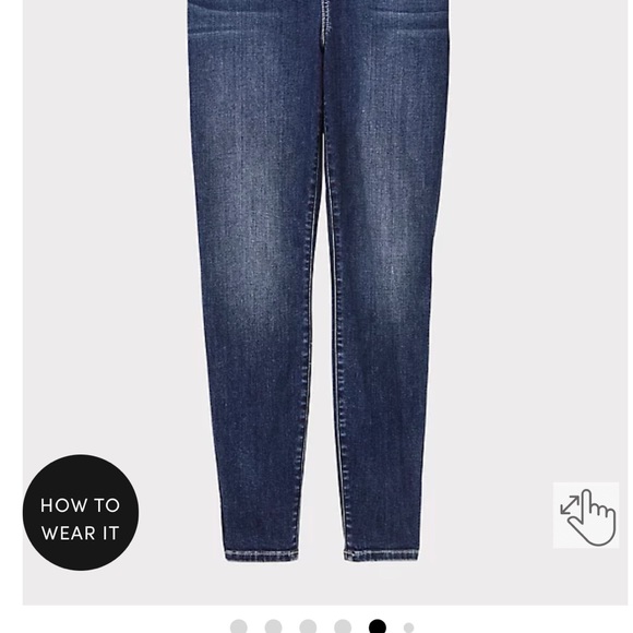 Torrid 20S blue jean/denim jegging legging nwt - Picture 5 of 9